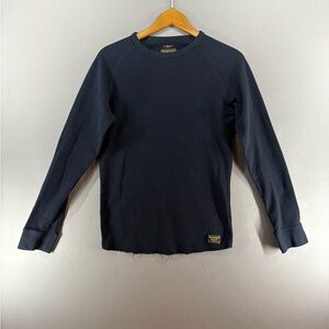 BURTON Action Long-Sleeve Thermal Men Waffle Knit Small Shirt